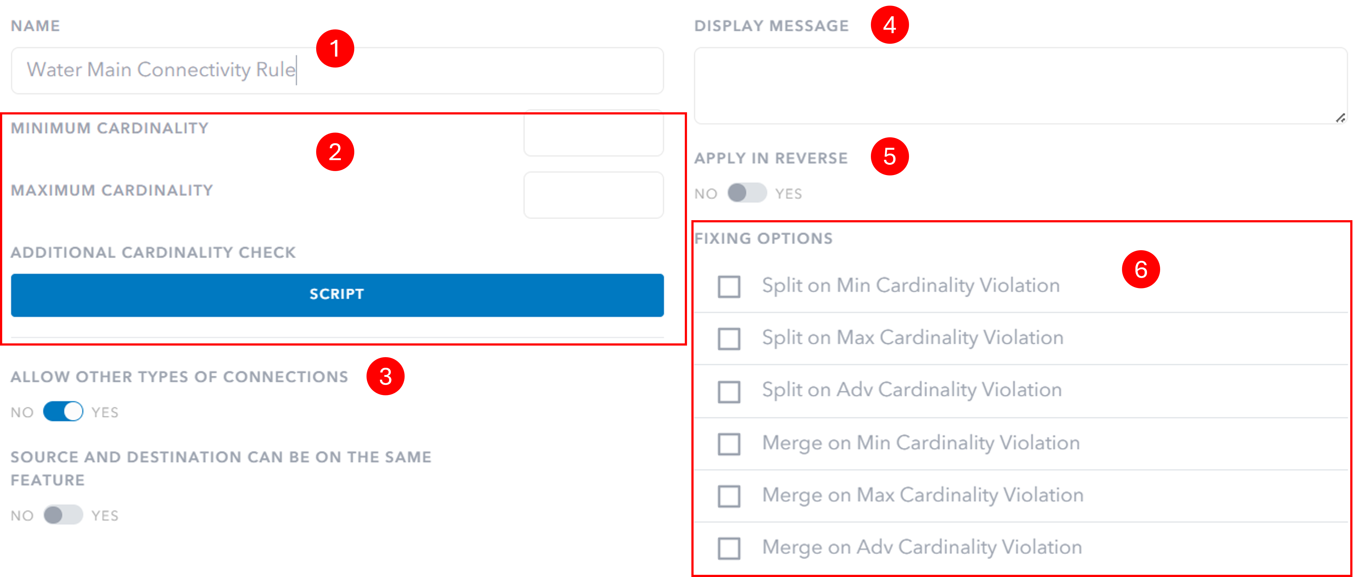 Create a connectivity rule